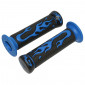 GRIP- REPLAY FLAMING BLUE - CLOSED END (Pair) 3700948039250