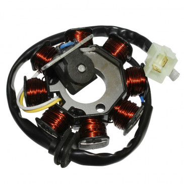 IGNITION STATOR FOR SCOOT PEUGEOT 50 VIVACITY 4STROKE, KISBEE 4STROKE/SYM 50 ORBIT 4STROKE (8 POLES) -SELECTION P2R- 3700948098660