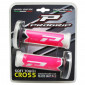 REVETEMENT POIGNEE PROGRIP MOTO OFF ROAD 788 TRIPLE DENSITE FLUO DESIGN BLANC/FUCHSIA/NOIR CLOSED END 115mm (CROSS/MX) (PAIRE) 0801766067685