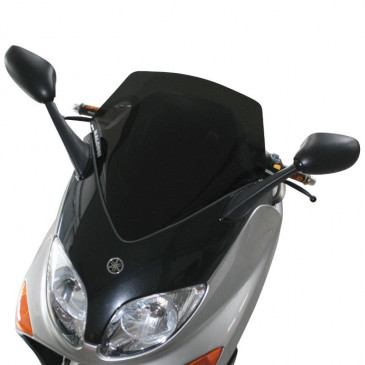 WINDSHIELD FOR MAXISCOOTER YAMAHA 500 TMAX 2001>2007 (SHORT-DARK SMOKED) (H505mm - L465mm) -MALOSSI-- 3700948136485