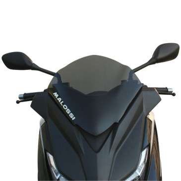 WINDSHIELD FOR MAXISCOOTER YAMAHA 125 XMAX 2014>, 250 XMAX 2014>, 400 XMAX 2014>/MBK 125 SKYCRUISER 2014>, 250 SKYCRISER 2014>, 400 EVOLIS 2014> (SHORT-DARK SMOKED) -MALOSSI- 3700948136522