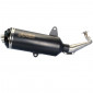 EXHAUST FOR MAXISCOOTER POLINI BLACK FOR SYM 125 GTS i EVO 2007> (CEE APPROVED) (190.0049) 8054705046414