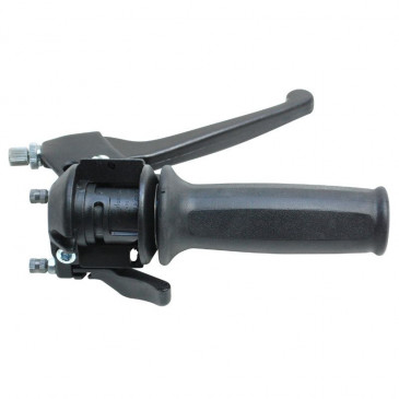 THROTTLE HANDLE FOR MOPED MBK 51V WITH BRAKE LEVER+DECOMPRESSOR LEVER -DOMINO- 8033900021679