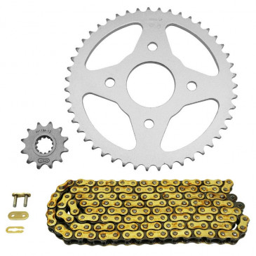 CHAIN AND SPROCKET KIT FOR MBK 50 X-POWER 2000>2002/YAMAHA 50 TZR 2000>2002 420 12x47 (BORE Ø 54mm) (OEM SPECIFICATION 2000->2002) -AFAM- 5400598055478