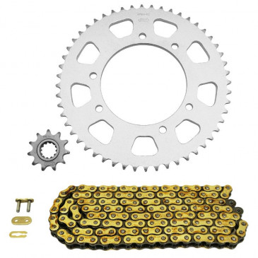 CHAIN AND SPROCKET KIT FOR PEUGEOT 50 XP6 2004>2005 420 11x52 (BORE Ø 105mm) (OEM SPECIFICATION) -AFAM- 5400598051906