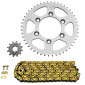 CHAIN AND SPROCKET KIT FOR RIEJU 50 SM SPIKE 1999>2002 420 12x48 (SPROCKET Ø 80/100/8.5) (OEM SPECIFICATION) -AFAM- 5400598050657