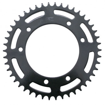 REAR CHAIN SPROCKET FOR 50cc MOTORBIKE DERBI 50 SENDA R, SM, X-TREME, X-RACE 2000>2005/PEUGEOT 50 XP6 2002>, XPS/MBK 50 X-LIMIT 2004>/YAMAHA 50 DTR/RIEJU 50 RMX, SMX 420 46 TEETH (BORE Ø 105mm) -IGM- 3700948152003