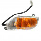 TURN SIGNAL FOR SCOOT APRILIA 50 SCARABEO 1999>2006 TRANSPARENT FRONT/LEFT (CEE APPROVED) -SELECTION P2R- 8430525068995