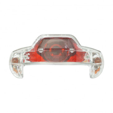 TAIL LIGHT FOR SCOOT REPLAY -LEXUS TYPE- CLEAR FOR MBK 50 BOOSTER/YAMAHA 50 BWS 1999>2003 -CEE APPROVED 3700948034729