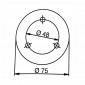 FLYWHEEL PULLER BUZZETTI FOR MBK 50 BOOSTER 2004> CATALYSED, NITRO/YAMAHA 50 BWS 2004> CATALYSED, AEROX/MINARELLI/SUZUKI/MORINI (3 SCREWS) (5376) 3700948280300