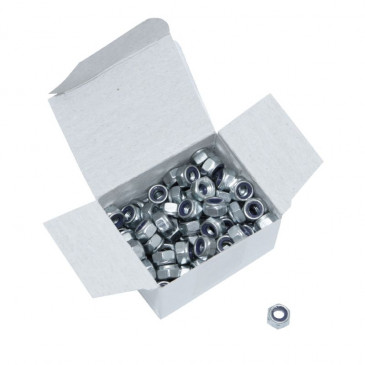 HEX NUT NYLSTOP TYPE M5 (100 IN BOX) (813000) -ALGI- 3284660234440