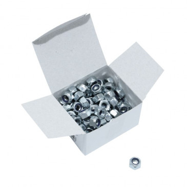 HEX NUT NYLSTOP TYPE M8 (100 IN BOX) (816000) -ALGI- 3284660234556