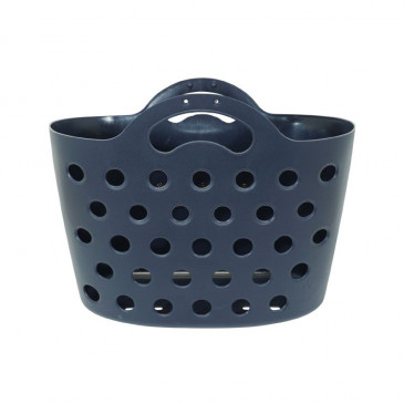 FRONT BASKET- PLASTIC- DARK BLUE -CLIPS FASTENING - MAX LOAD (L26xW20xh23cm) 3104889922297