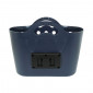 FRONT BASKET- PLASTIC- DARK BLUE -CLIPS FASTENING - MAX LOAD (L26xW20xh23cm) 3104889922297