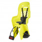 CHILD SEAT - REAR- POLISPORT - ON FRAME - JOY FLUO YELLOW/GREY CUSHION (9 > 22Kgs) APPROVED EN 14344 5604415102417