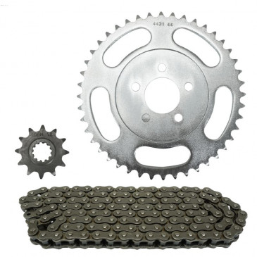 CHAIN AND SPROCKET KIT FOR RIEJU 50 RS1 EVOLUTION 1998>2004 420 44x12 (OEM SPECIFICATION) -TOP PERFORMANCES- 3700948222133