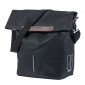 SACOCHE ARRIERE VELO LATERALE SAC BANDOULIERE BASIL CITY SHOPPER NOIR DROIT/GAUCHE 14/16L FIXATION HOOK-ON PORTE BAGAGE FERMETURE PLIANT ANTI-PLUIE 8715019177798