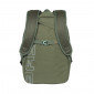 SINGLE BAG FOR BICYCLE -REAR-TURN INTO BACKPACK- BASIL FLEX- FOREST GREEN- 17Lt - HOOKS ON CARRIER 8715019180743