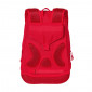 SINGLE BAG FOR BICYCLE -REAR-TURN INTO BACKPACK- BASIL FLEX- RED 17Lt - HOOKS ON CARRIER 8715019180750