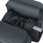 DOUBLE BAG FOR BICYCLE - REAR - BASIL MILES WATERPROOF 34Lt - BLACK/ORANGE - MIK SYSTEM ON CARRIER (34x16x43cm) 8715019181122