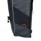 DOUBLE BAG FOR BICYCLE - REAR - BASIL MILES WATERPROOF 34Lt - BLACK/ORANGE - MIK SYSTEM ON CARRIER (34x16x43cm) 8715019181122