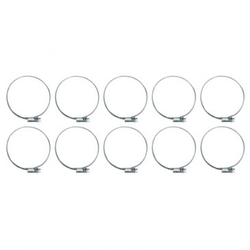 WORM DRIVE HOSE CLAMP 60X80 - 10 IN A PACK- P2R SELECTION 3701213412952