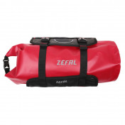 HANDLEBAR BAG FOR BICYCLE - ZEFAL Z-ADVENTURE F10 RED - VELCRO TAPE FASTENING - (Lg39cmxD18 - 10LITRES) 3420587000014