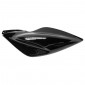 REAR SIDE COVER FOR SCOOT MBK 50 NITRO 1997>2012/YAMAHA 50 AEROX 1997>2012 -GLOSS BLACK- LEFT- SELECTION P2R 3700948047316