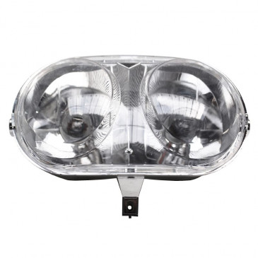 HEADLIGHT FOR SCOOT MBK 50 OVETTO 1997>2007/YAMAHA 50 NEOS 1997>2007 -(CEE APPROVED)- (WITH 2 BULBS 12V 35/35W BA20D) -SELECTION P2R- 3700948061268