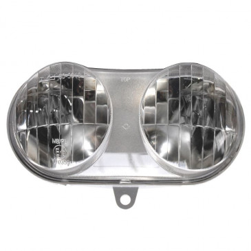 HEADLIGHT FOR SCOOT MBK 50 BOOSTER ROCKET, NG/YAMAHA 50 BWS BUMP, SPY -(CEE APPROVED)- (WITH BULB 12V 35/35W) -SELECTION P2R- 3700948048832