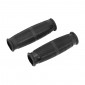 GRIP FOR MOPED- SOLEX BLACK - No twist grip (PAIR) -SELECTION P2R- 3701213424047