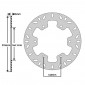 DISQUE DE FREIN ADAPTABLE HONDA 125 CBR R 2003>2010 AV, 600 CBR F 1987>1994 AV, 650 SLR 1997>1999 AV, 600 XL V TRANSALP 1987>1996 AV (EXT 276mm - INT 144.1mm - 6 TROUS) (DF5001A) -NEWFREN- 8025832088325