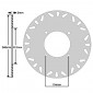 BRAKE DISC FOR MBK 300 KILIBRE 2003>2006 Rear, YAMAHA 300 VERSITY 2003>2006 Rear, 125 XMAX 2006>2013 Rear, 250 XMAX 2006>2013 Rear (EXT 240 mm - INT 92.2mm - 4 Holes ) (DF4078A) -NEWFREN- 8025832176794