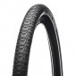 TYRE FOR MTB (URBAN) 26 X 1.75 HUTCHINSON HAUSSMANN INFINITY PROTECT BLACK RIGID - REINFORDED 5 mm - APPROVED EBIKE e50- REFLECTIVE (47-559) 3248382082413