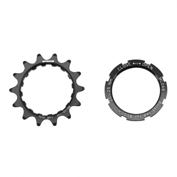 SPROCKET COMPATIBLE BOSCH 14DTS (SHOULDERED 2.5mm) FSA BLACK - FOR CHAIN 2.38 4713170243523