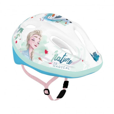 CHILD BIKE HELMET- DISNEY V2 FROZEN - WHITE WITH ADJUSTEMENT KNOB -EURO 52-56 (ON CARD) 5902308590557