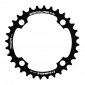 CHAINRING FOR E-BIKE - SINGLE 32teeth Ø104 BLACK TA E-SINGLE 4 ARMS ALU 7075 FOR BOSCH / BROSE / YAMAHA / GIANT / SHIMANO E-STEPS TA E-ONE 3662458017381