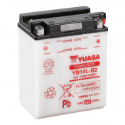 BATTERIE 12V 14 Ah YB14L-B2 YUASA YUMICRON AVEC ENTRETIEN (Lg134xL89xH166mm) 5050694005558