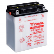 BATTERIE 12V 12 Ah YB12AL-A YUASA YUMICRON AVEC ENTRETIEN (Lg134xL80xH160mm) 5050694005459