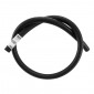 COOLANT HOSE 12x19mm REINFORCED - BLACK (1M) (PIAGGIO 50 NRG) -SELECTION P2R- 3701213425914