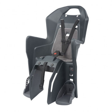 CHILD SEAT-REAR- POLISPORT - ON CARRIER LIKE A VICE- KOOLAH GREY/GREY CUSHION (9 > 22Kgs) APPROVED EN 14344 5604415052736