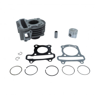 CYLINDER FOR SCOOT PEUGEOT 50 LUDIX ONE-TREND-SNAKE-CLASSIC, VIVACITY 2 Stroke 2008>, KISBEE 2 Stroke 2013>, CITYSTAR -P2R CAST IRON + GRAPHITE PISTON- 3700948220740