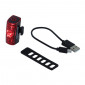 ECLAIRAGE VELO USB ARRIERE SUR TIGE SELLE SIGMA INFINITYFLASH NOIR (AUTONOMIE 16H) HOMOLOGUE 4016224152001