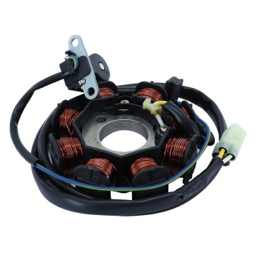 IGNITION STATOR FOR KYMCO 125-150 PEOPLE 1999>2013 / MALAGUTI 125 CIAK 1999>2005 (8 POLES) -SELECTION P2R- 8434290544296