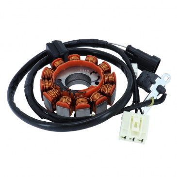 IGNITION STATOR FOR ENGINE - PIAGGIO LEADER 125 4 stroke- INJECTION AIR COOLED (12 poles -150W - TRIPHASE) -SELECTION P2R- 3700948225646