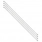 STAINLESS SPOKE- SILVER FOR EBIKE Ø 2,0mm - Ø 2,3mm L 245mm SAPIM "J BEND" WITH NUTS (SOLD PER 4) 5400540227489