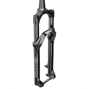 FOURCHE VTT 29 " ROCKSHOX RECON SILVER TK SOLO AIR NOIR POUR FREIN A DISQUE (CONE 39.8mm en bas) PIVOT 260mm CONIQUE LISSE 1"1/8-28,6 AVEC AXE TRAVERSANT 15X100 EXTERIEUR REGLABLE/BLOCABLE DEB. 120mm 710845845161