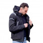 VESTE/BLOUSON ADX RSX NOIR/BLANC S AVEC CAPUCHE AMOVIBLE (AVEC PROTECTIONS/SANS PLAQUE DORSALE) (HOMOLOGUE NF EN 17092-4 : 2020) 3700948185520