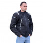 VESTE/BLOUSON ADX RSX NOIR/BLANC S AVEC CAPUCHE AMOVIBLE (AVEC PROTECTIONS/SANS PLAQUE DORSALE) (HOMOLOGUE NF EN 17092-4 : 2020) 3700948185520