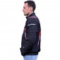 VESTE/BLOUSON ADX RSX NOIR/ROUGE S AVEC CAPUCHE AMOVIBLE (AVEC PROTECTIONS/SANS PLAQUE DORSALE) (HOMOLOGUE NF EN 17092-4 : 2020) 3700948185674